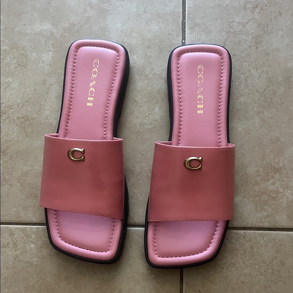 Coach Florence pink sandals - Picture 2 of 7